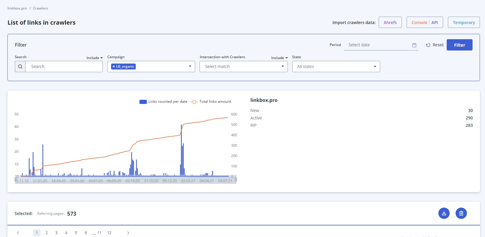 Link Box backlink manager review